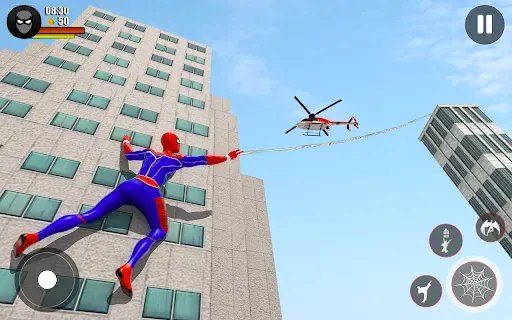 Скриншот 4 — Spider Rope Hero: Crime Rescue