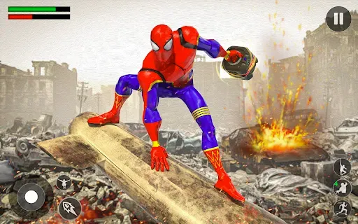 Скриншот 6 — Spider Rope Hero: Crime Rescue