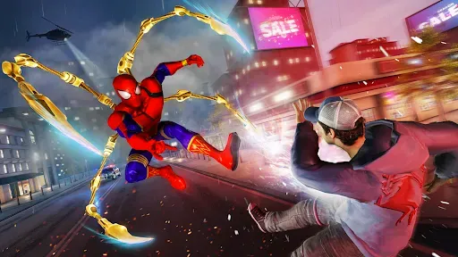 Скриншот 7 — Spider Rope Hero: Crime Rescue