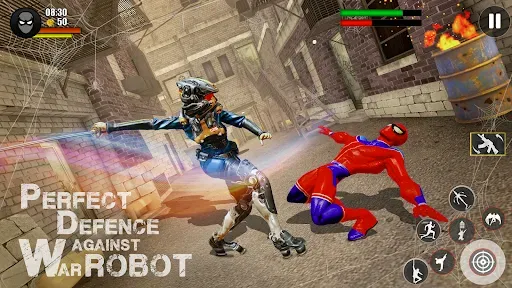 Скриншот 8 — Spider Rope Hero: Crime Rescue