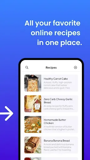 Скриншот 2 — Inspo - Recipes & Meal Planner