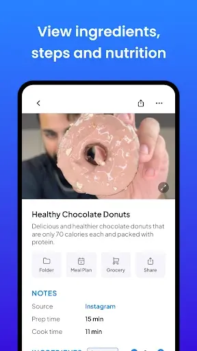 Скриншот 3 — Inspo - Recipes & Meal Planner