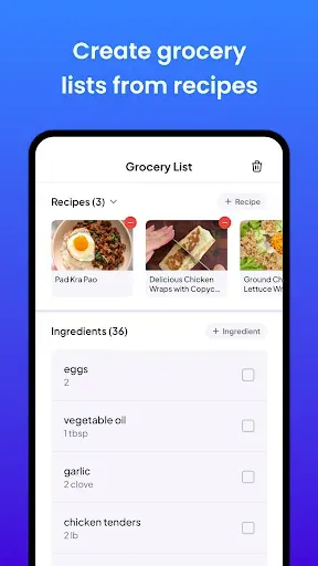 Скриншот 7 — Inspo - Recipes & Meal Planner