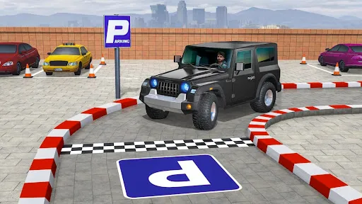 Скриншот 1 — Modern Car Parking 3D Driving