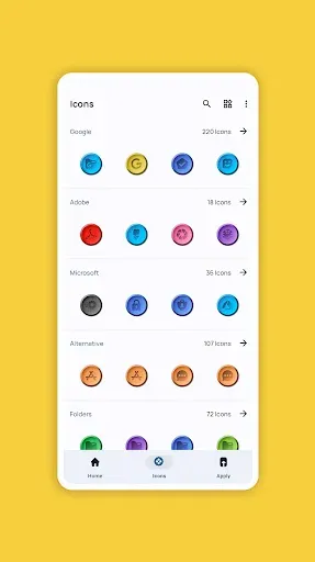 Скриншот 1 — Knobs Icon Pack