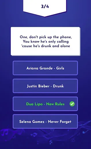 Скриншот 3 — Guess the Song Quiz 2025