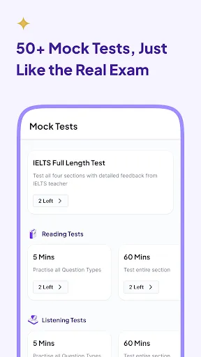 Скриншот 2 — IELTS Prep - Band 8+ by Leap