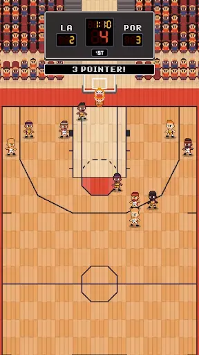 Скриншот 1 — Hoop League Tactics