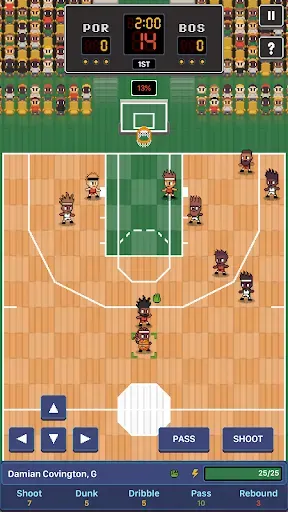 Скриншот 4 — Hoop League Tactics