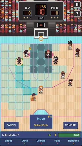 Скриншот 5 — Hoop League Tactics