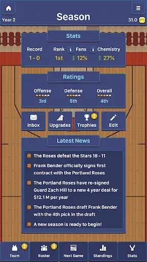 Скриншот 6 — Hoop League Tactics