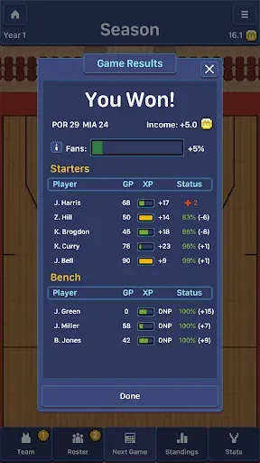 Скриншот 7 — Hoop League Tactics