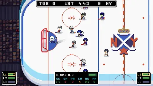 Скриншот 1 — Ice League Hockey