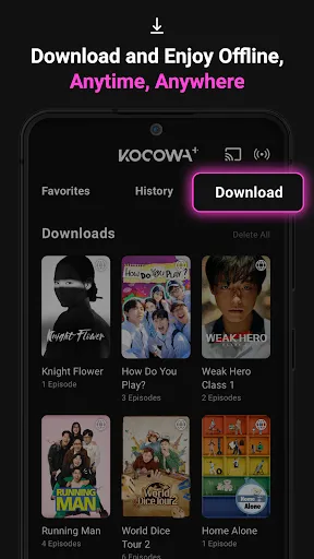 Скриншот 3 — KOCOWA+: K-Dramas, Movies & TV