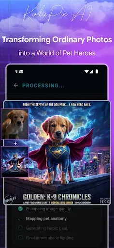 Скриншот 2 — KodaPix AI - Pet Heros AI