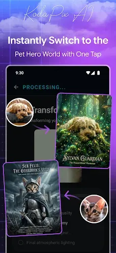 Скриншот 4 — KodaPix AI - Pet Heros AI
