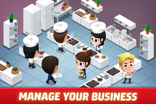 Скриншот 5 — Idle Restaurant Tycoon