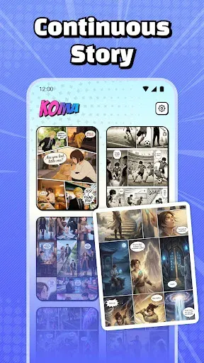 Скриншот 5 — Koma - AI Manga & AI Comics