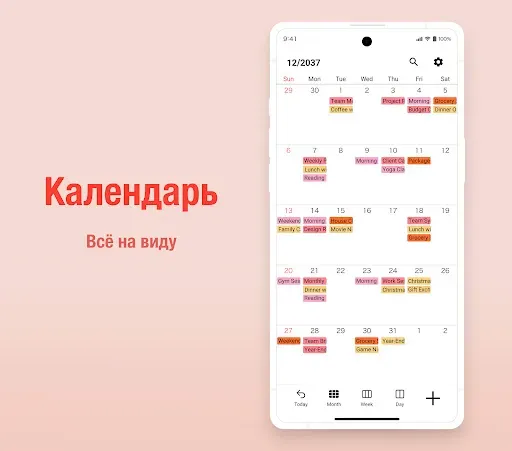 Скриншот 7 — N Календарь: Моё Расписание