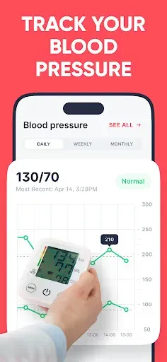 Скриншот 4 — HeartUp - Monitor Heart Rate