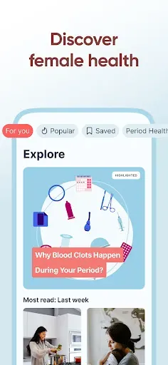 Скриншот 5 — Privé: Period & Cycle Tracker