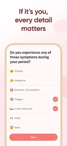 Скриншот 6 — Privé: Period & Cycle Tracker