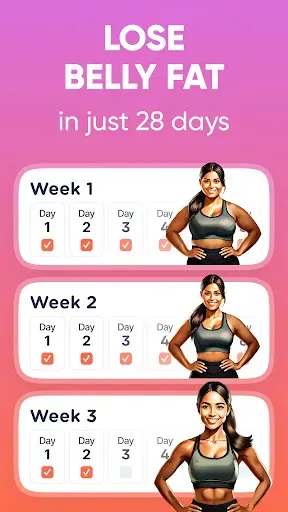 Скриншот 3 — EasyFit - Lazy Workout at Home