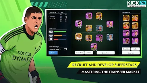 Скриншот 3 — KICK 25: Pro Football Manager
