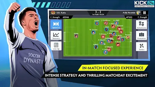 Скриншот 4 — KICK 25: Pro Football Manager