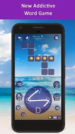 Скриншот 1 — Word Beach: Игры Поиск слов