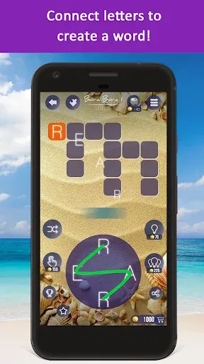 Скриншот 2 — Word Beach: Игры Поиск слов