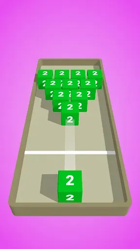 Скриншот 1 — Mega Cube: 2048 3D Merge Game