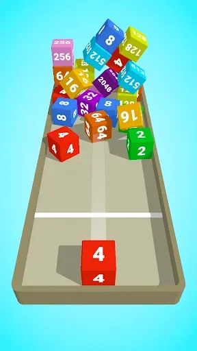 Скриншот 2 — Mega Cube: 2048 3D Merge Game