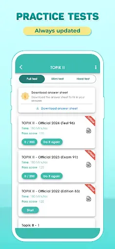 Скриншот 2 — Migii TOPIK 1-6 & EPS TOPIK