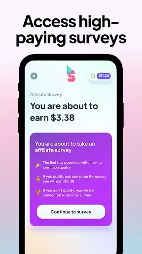 Скриншот 2 — SurveyParty - Earn Cash Fast