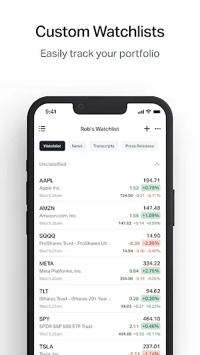 Скриншот 2 — Koyfin: Stock Market Analysis