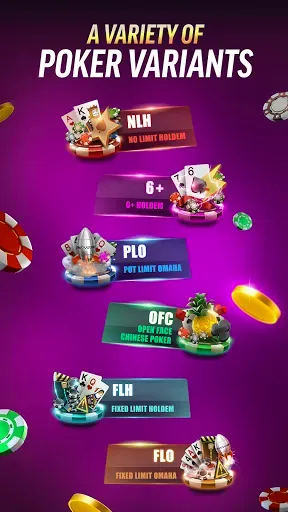 Скриншот 4 — PokerBROS: Play NLH, PLO, OFC