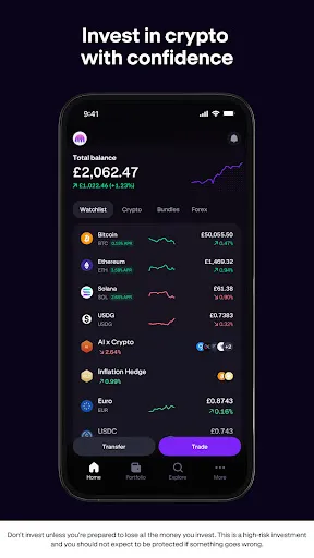 Скриншот 1 — Kraken: Buy Bitcoin & Crypto