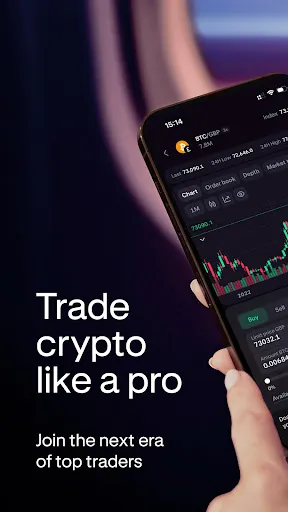 Скриншот 1 — Kraken Pro: BTC Crypto Trading