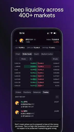Скриншот 6 — Kraken Pro: BTC Crypto Trading