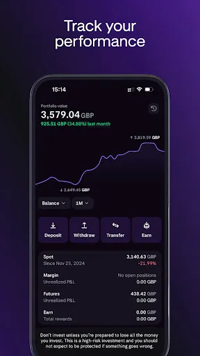 Скриншот 7 — Kraken Pro: BTC Crypto Trading