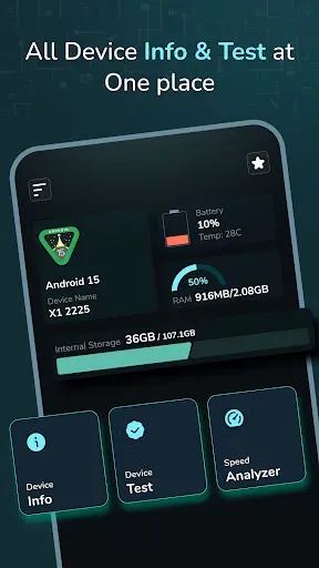 Скриншот 1 — Device Info & Test: System CPU