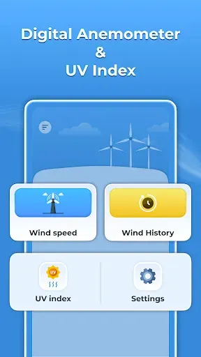 Скриншот 1 — Digital Anemometer & UV Index
