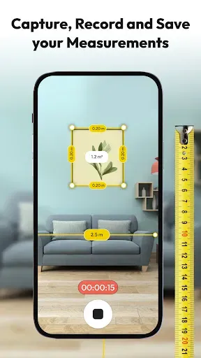 Скриншот 5 — AR Ruler: Tape Measure