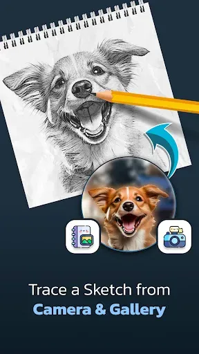 Скриншот 4 — Draw Easy AI: AR Trace Sketch