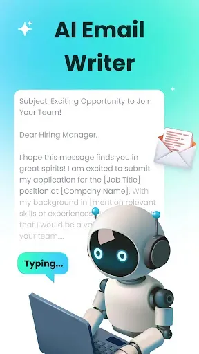 Скриншот 1 — AI Email Writer