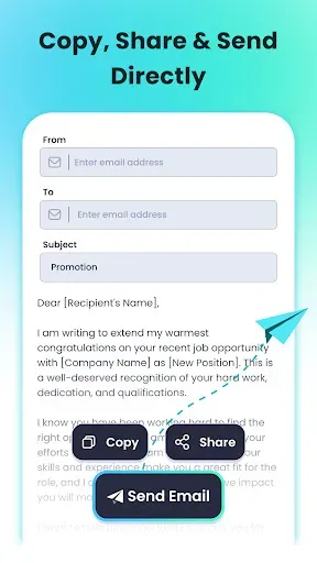 Скриншот 4 — AI Email Writer