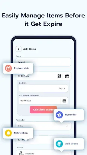Скриншот 2 — Expiry Date Alert & Reminder