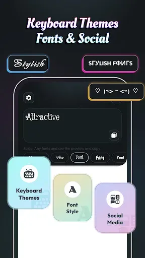 Скриншот 7 — Keyboard Themes Fonts & Social