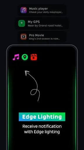 Скриншот 3 — App Notification Edge Lighting
